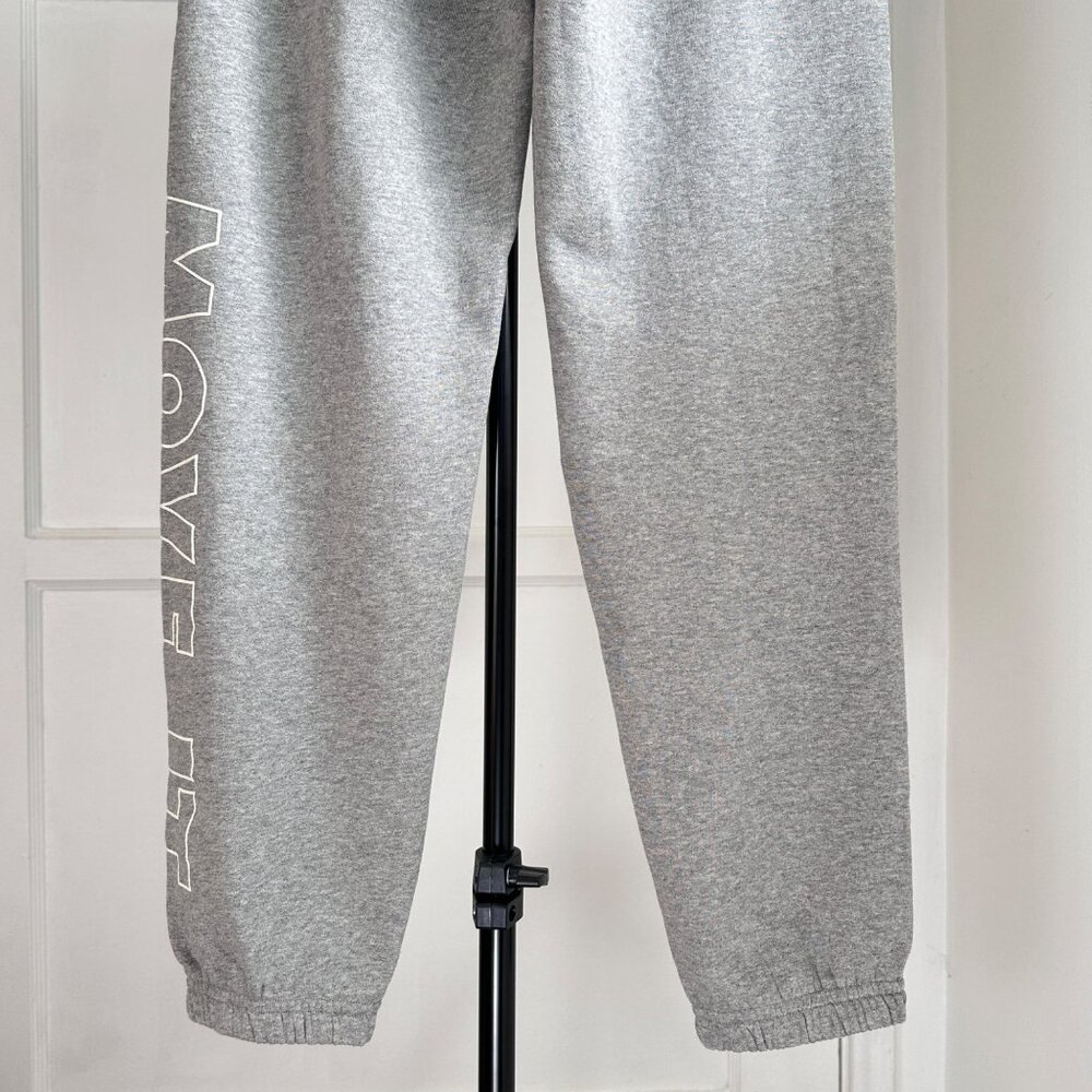 NWT MOTHER DENIM Women's Sz M Move It Bender Ankle Jogger Gray 100% Cotton $158 - Picture 8 of 14
